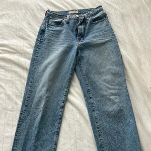 Madewell The Perfect Vintage Straight Jean - Size 25